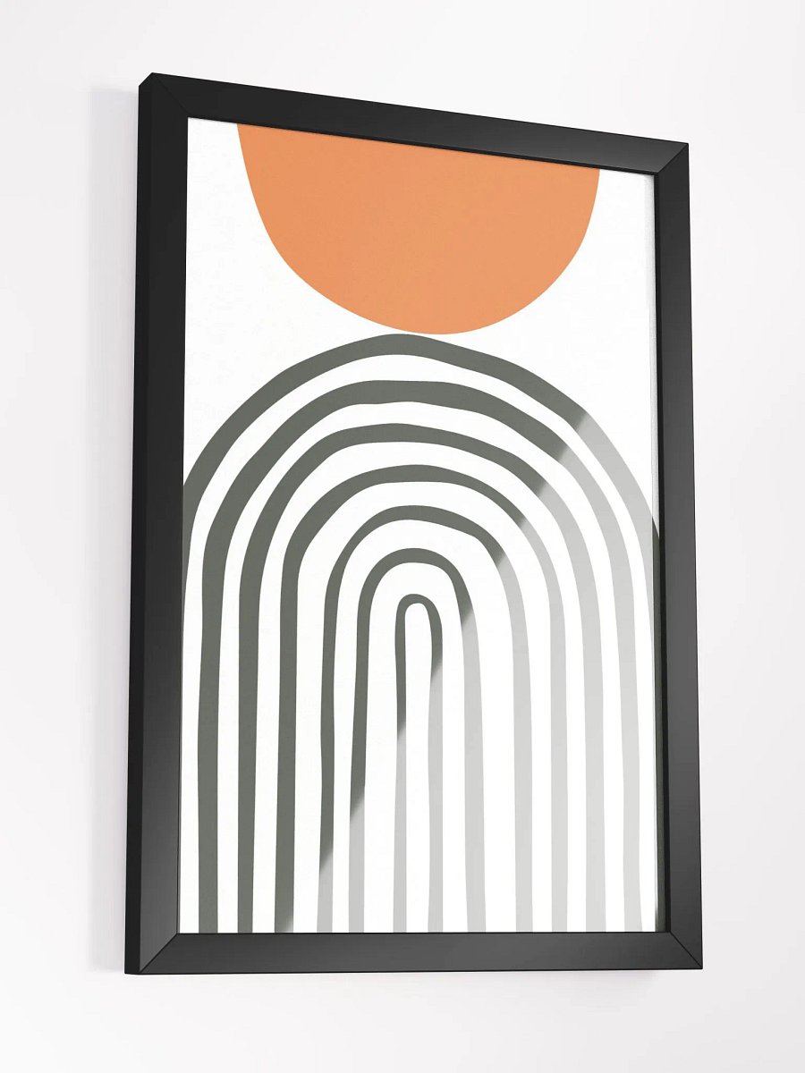 Radiant Arcs Framed Matte Poster product image (13)