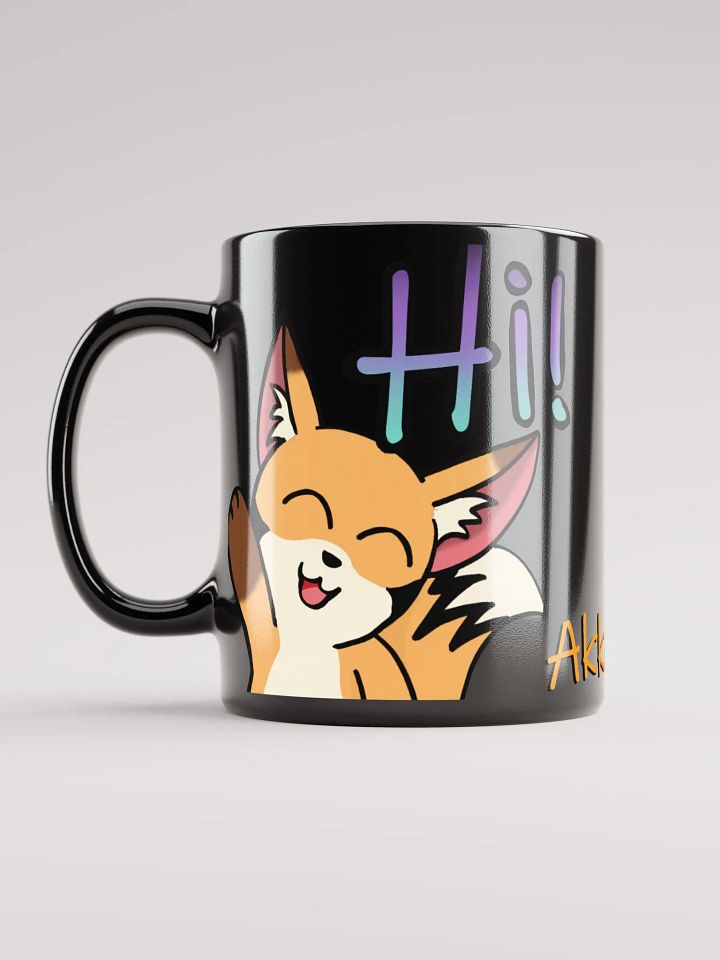 Hi! Black Glossy Mug product image (1)