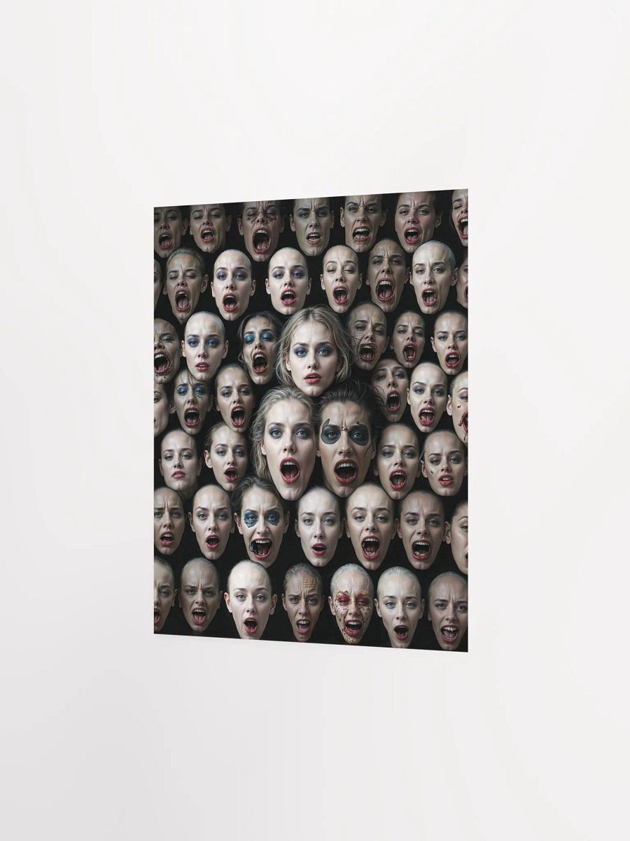 Screaming Faces Matte Poster product image (20)
