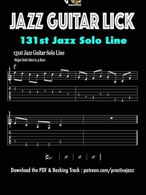 C major never sounded this smooth. 4 bars of clean, melodic phrasing you’ll want to steal. ▶️ Tab & track → patreon.com/practicejazz #jazzguitar #guitarlicks #cmajorlick #lickoftheday #guitarpractice #guitarsolo #guitartok #foryou