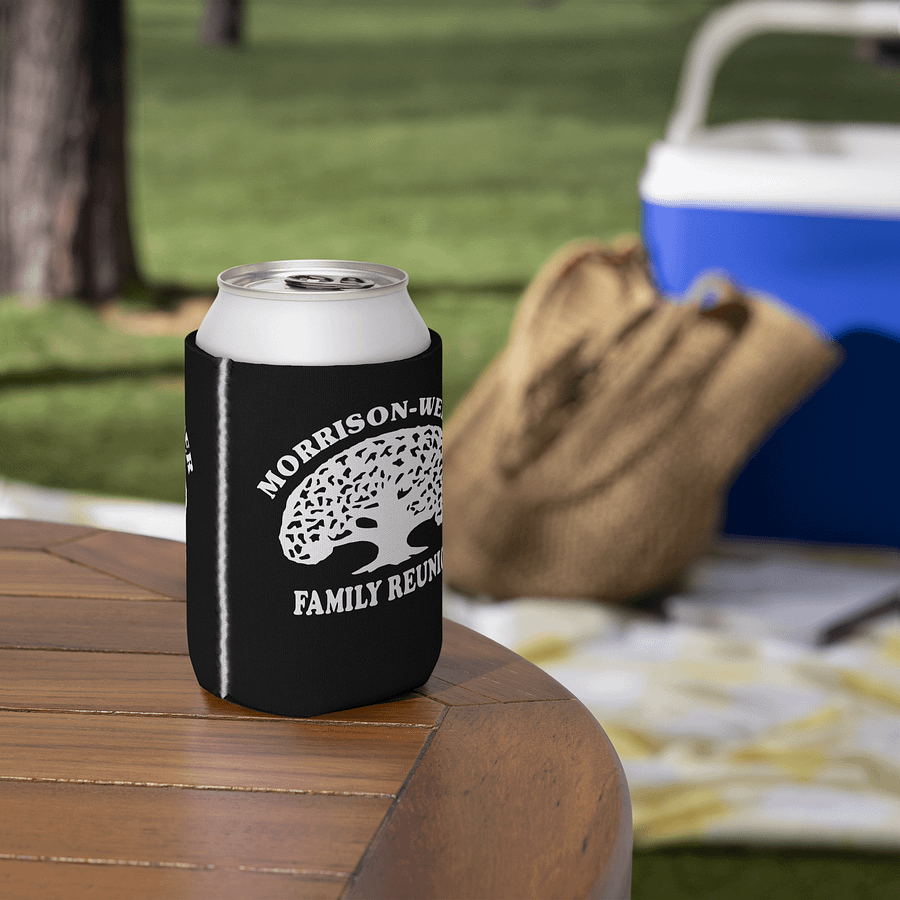 "Morrison-Werner Family Tree" Can Coozie (Black) product image (5)