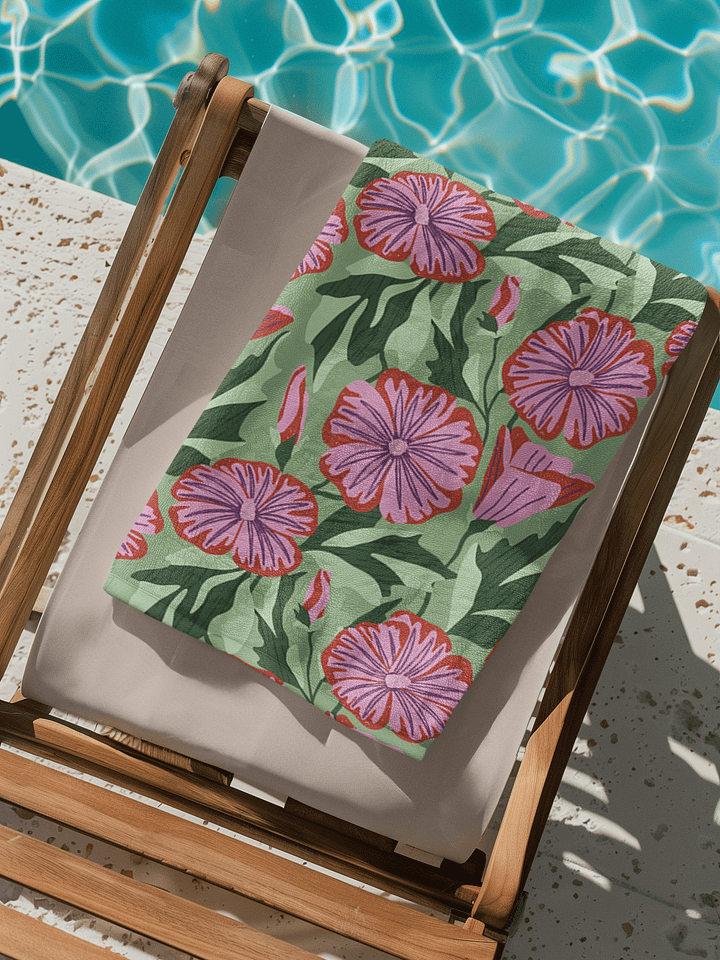 Flower Power Hour | Beach Towel product image (1)