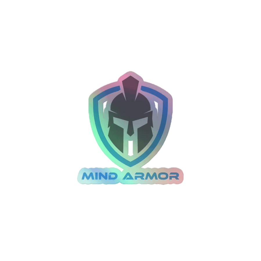 Mind Armor - Kiss-Cut Holographic Sticker product image (1)