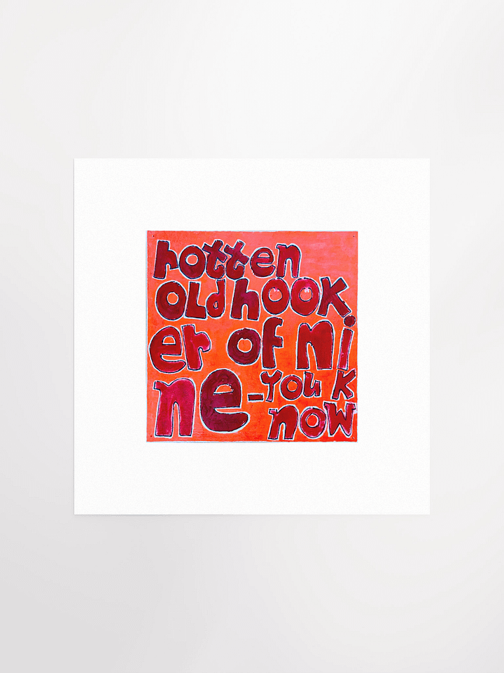 Rotten Old Hooker Print product image (2)