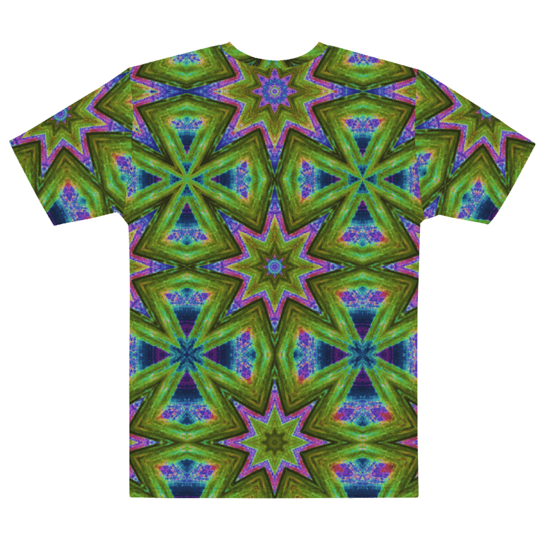 Abstract Stars and Crosses Men's Crewneck T Shirt product image (10)