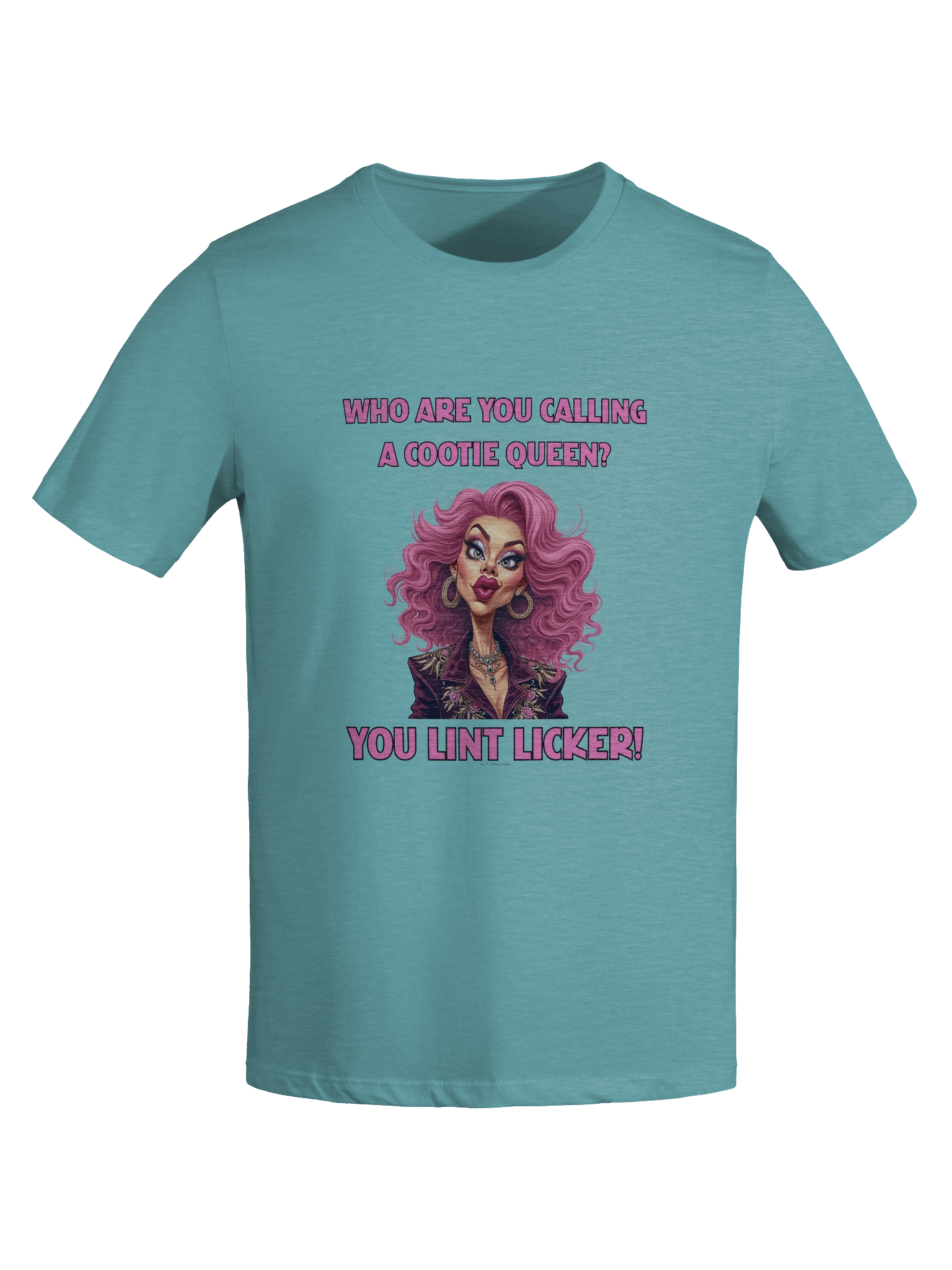 [BJ Designs] Cootie Queen Lint Licker - Women's Graphic Tee product image (7)