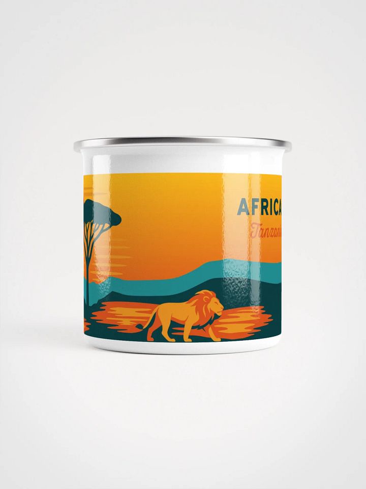 Safari Sunset – Enamel Mug product image (2)