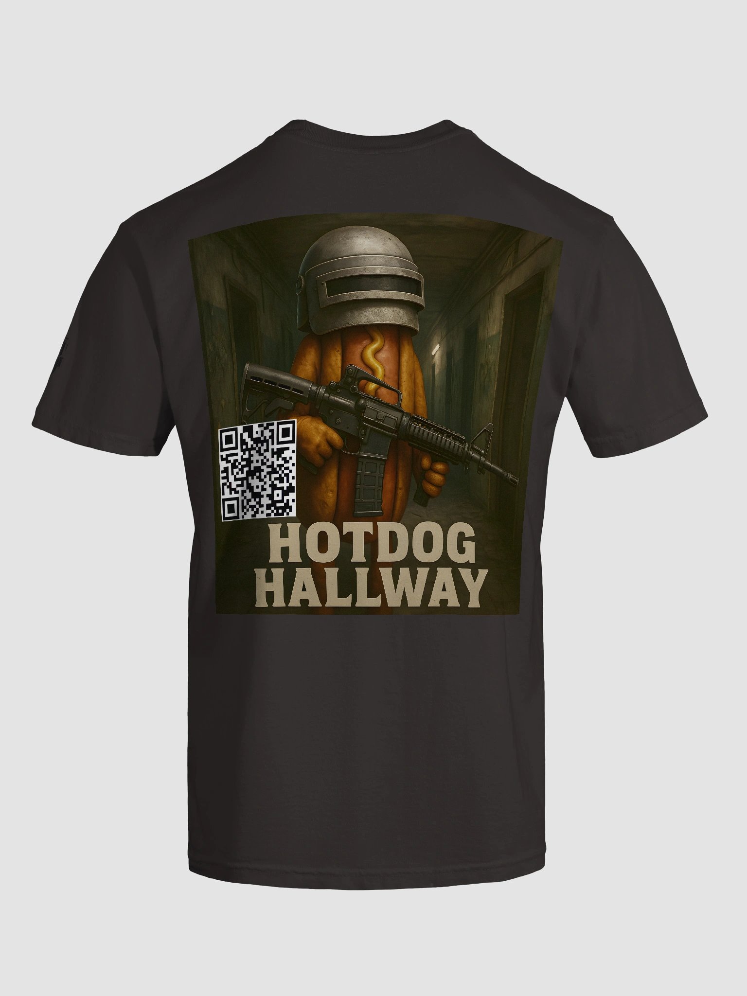 HD Hallway QR T-Shirt (Back image) product image (98)