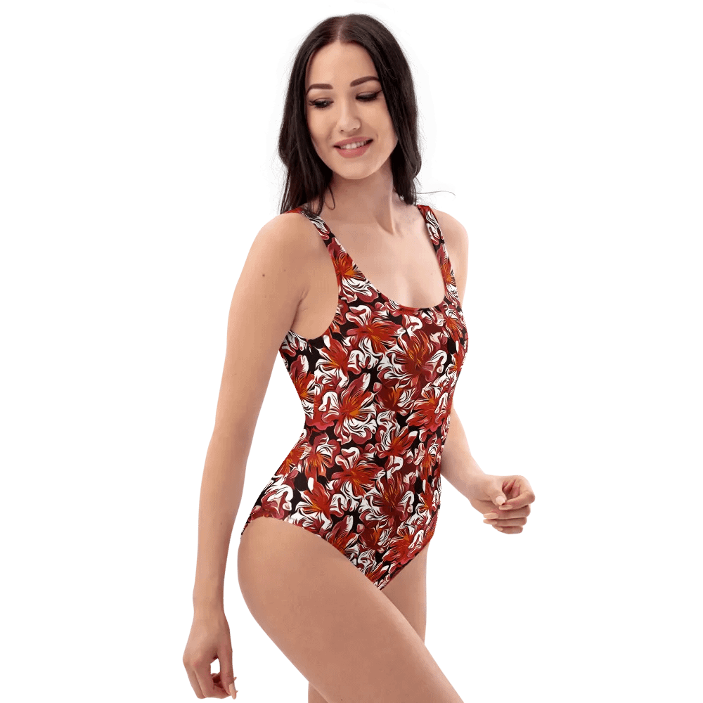Fire Flower | One-piece swimsuit product image (2)