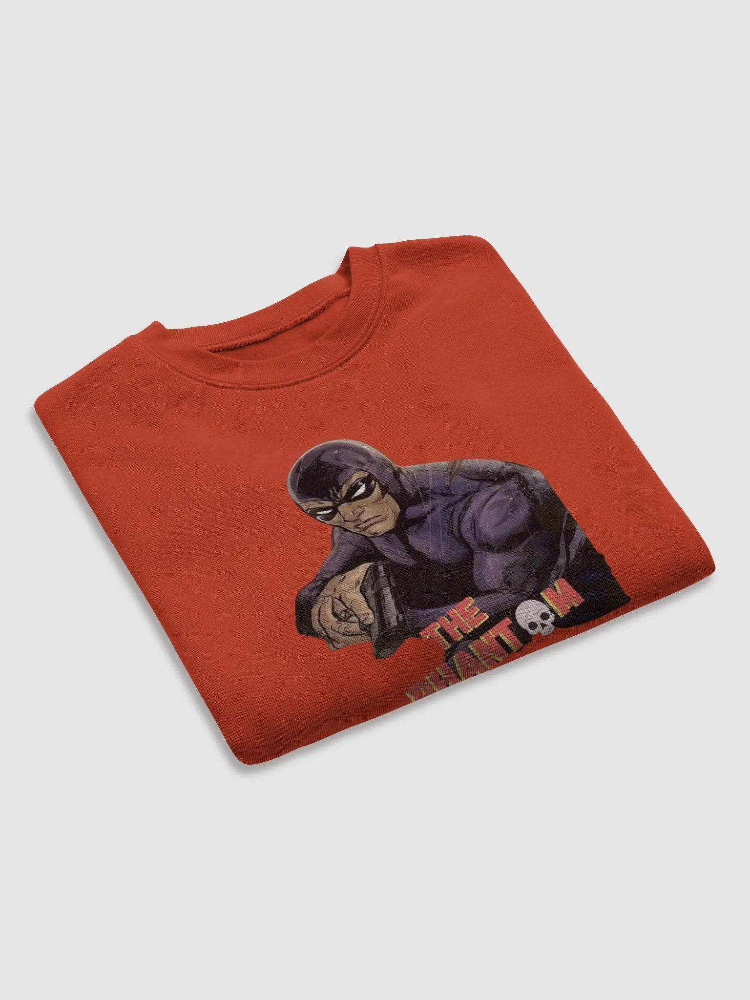 The GHOST WHO WALKS - GUNMAN Comic Style Women's Crop Sweatshirt product image (42)