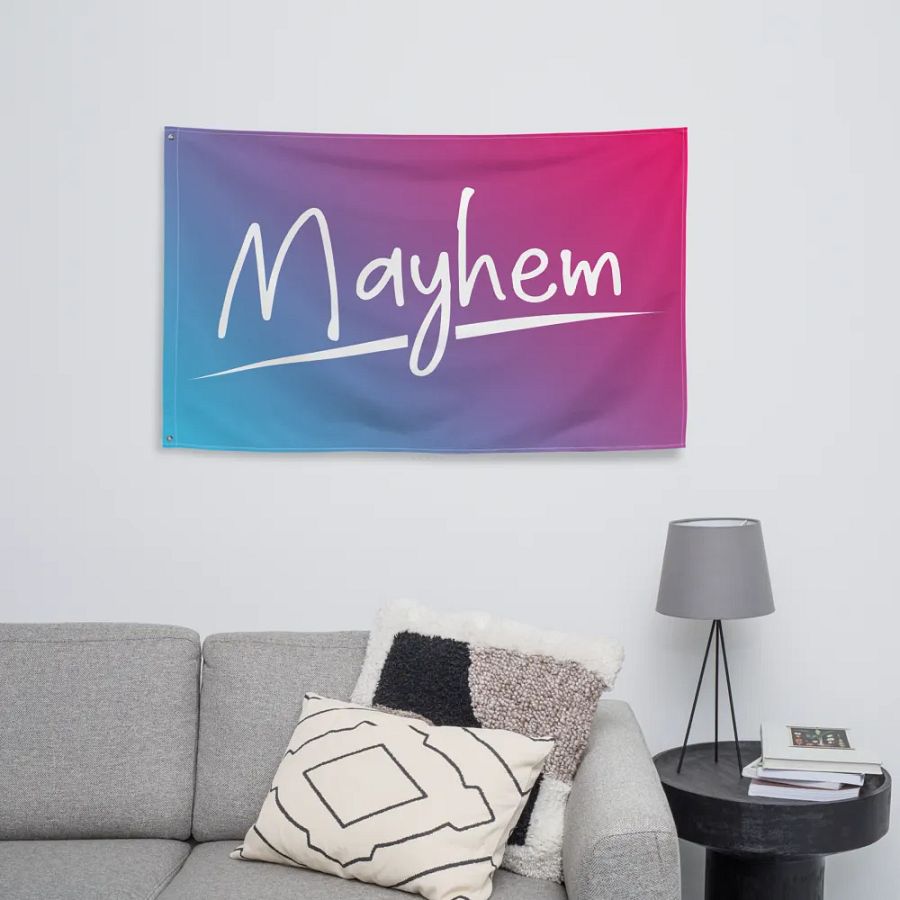 Mayhem Signature Flag product image (8)