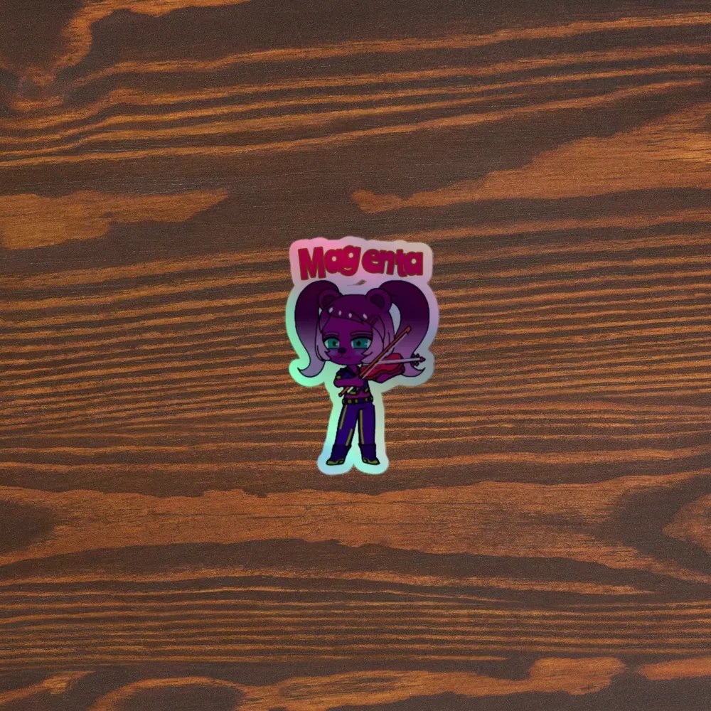 Magenta - Shadow Bears - rainbow sticker product image (3)