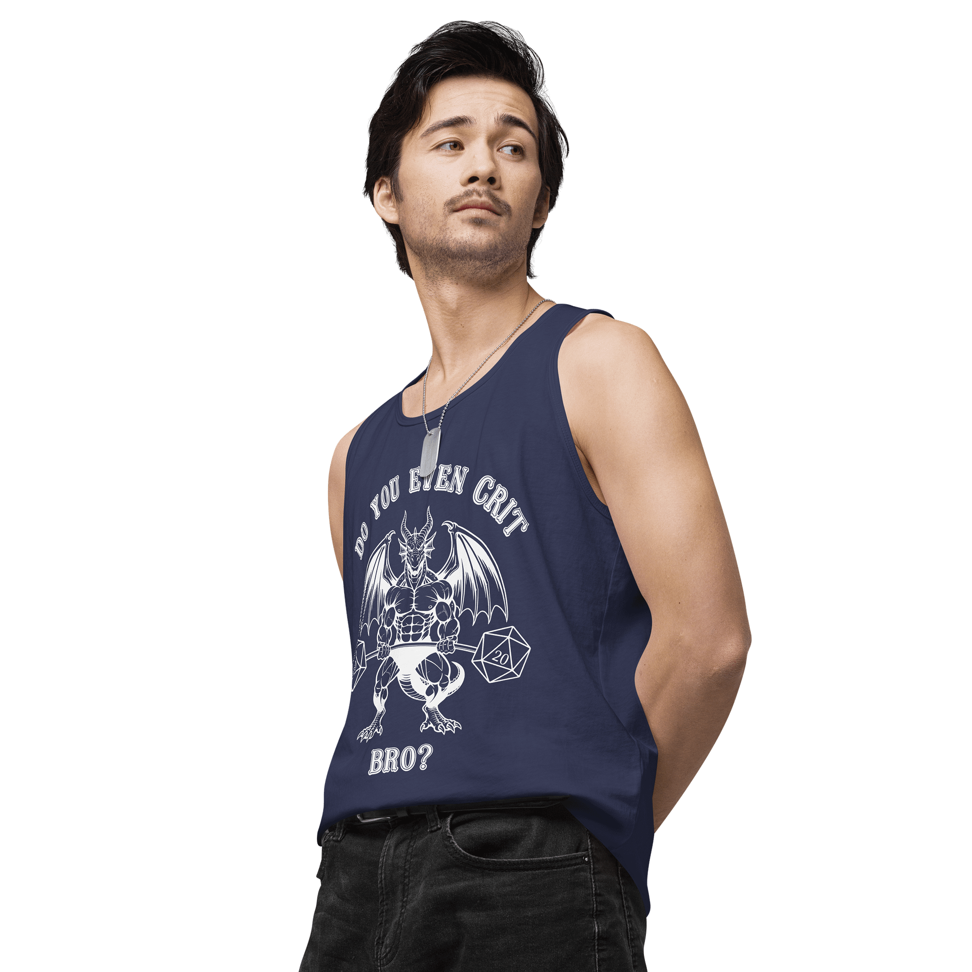 "Do You Even Crit Bro?" Tank Top - Cotton Heritage product image (10)