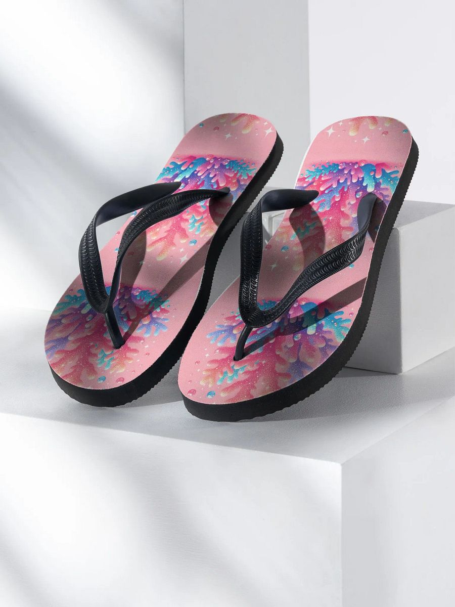 Pink Coral Flip Flops product image (2)