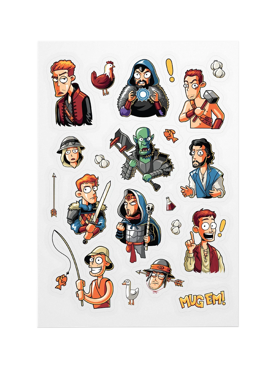 Epic NPC Man Sticker Sheet product image (1)