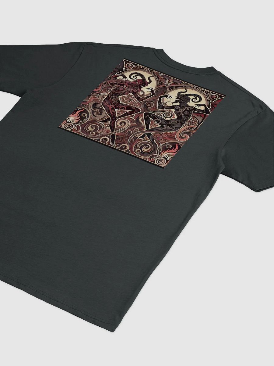 Art Nouveau Demon Halloween T-Shirt - Spooky Elegance for Everyday Wear product image (4)