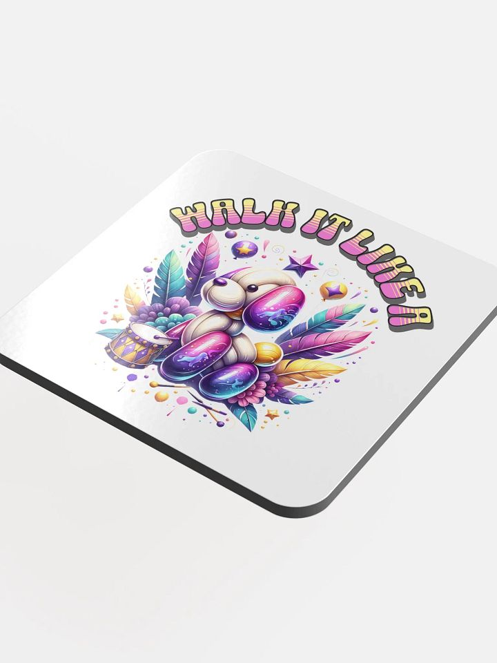 Walk It Like A Dog Funky Glossed Coaster product image (1)