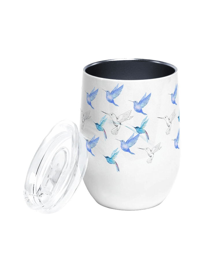 Hummingbird Wine Tumbler gift for hummingbird enthusiasts moms dads sons friends daughters colleagues product image (2)