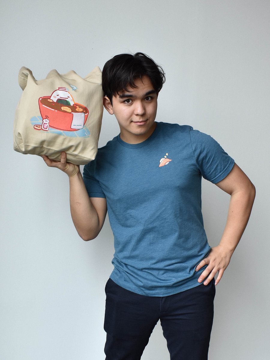Onigiri Onsen Eco Tote Bag - (Oyster) product image (3)