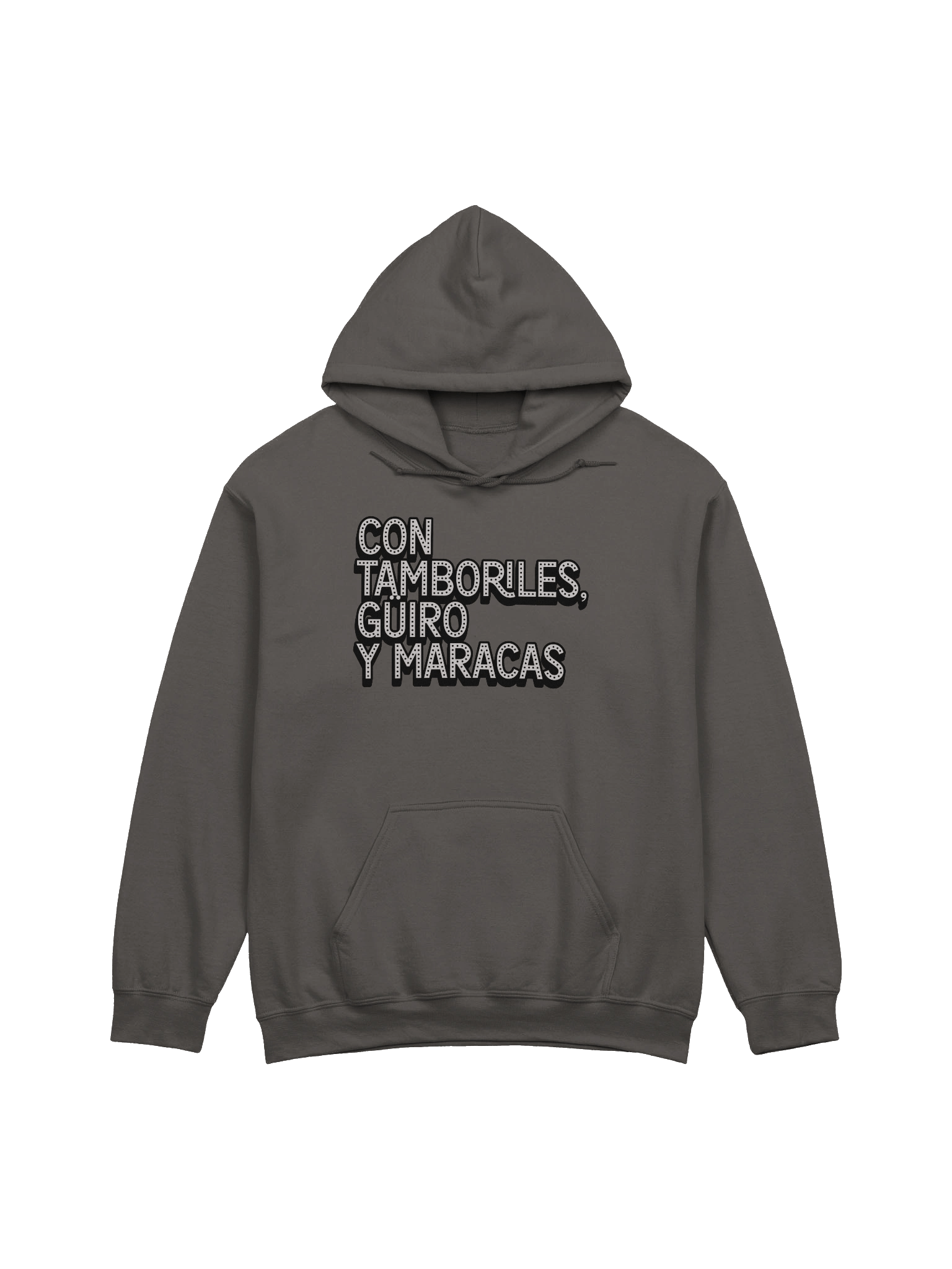 Con Tamboriles, Güiro y Maracas Hoodie Unisex product image (3)