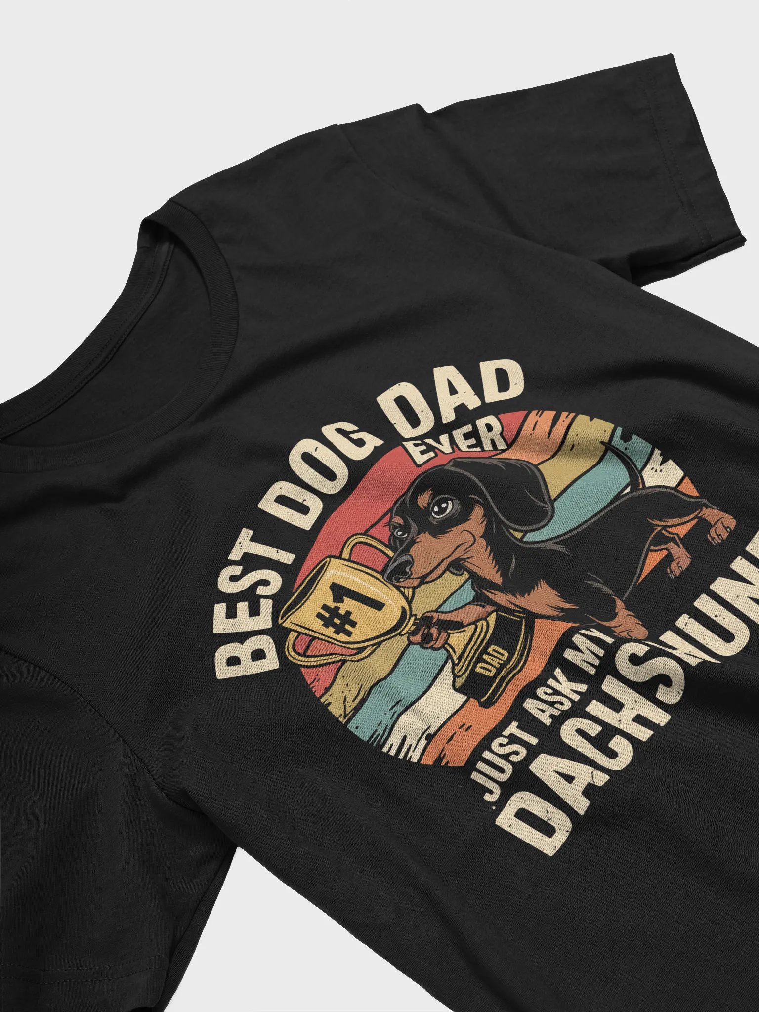 Best Dog Dad Ever - Just Ask My Dachshund Te product image (6)