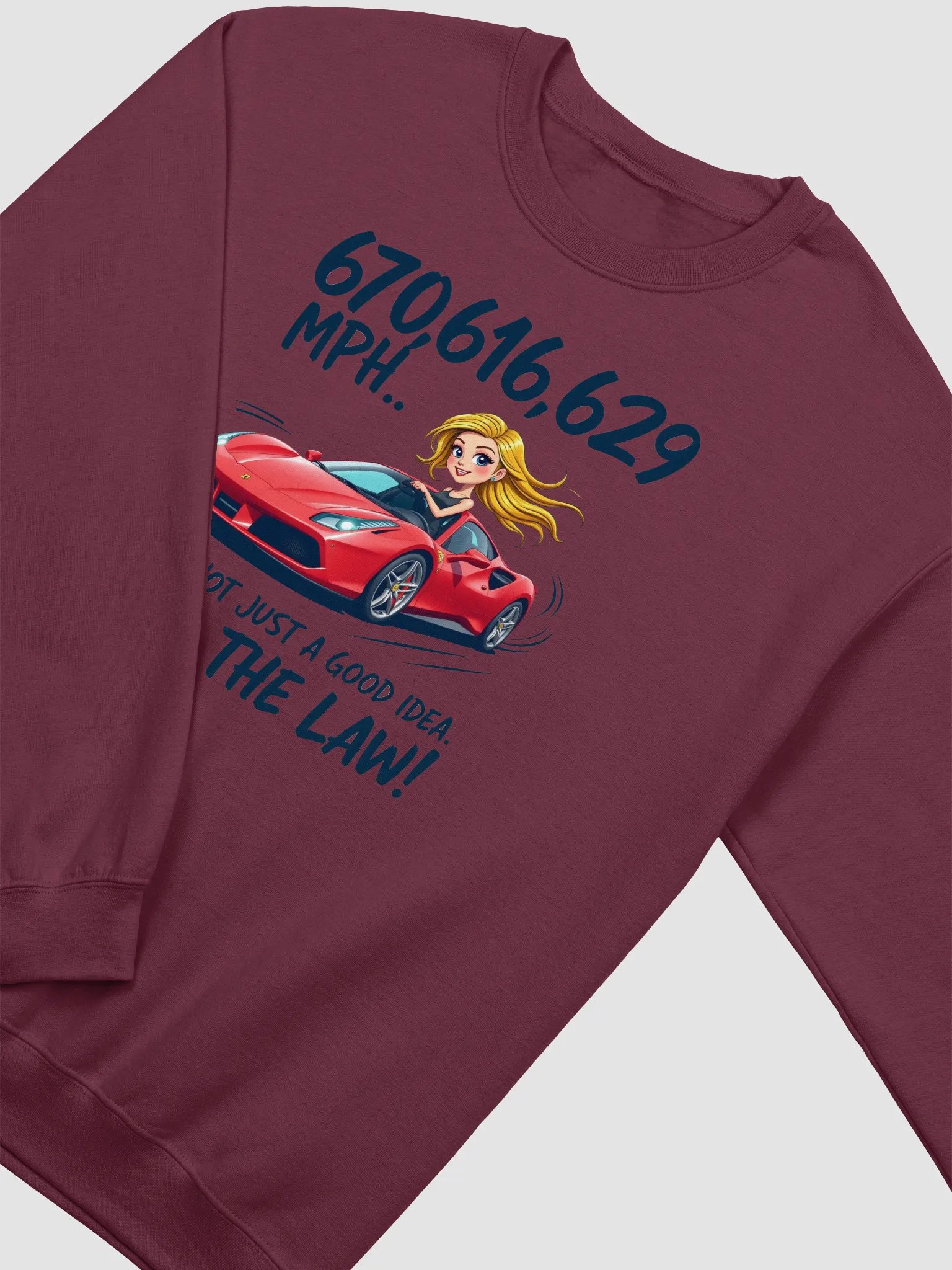 Smiling Speedster Crewneck Sweatshirt product image (15)