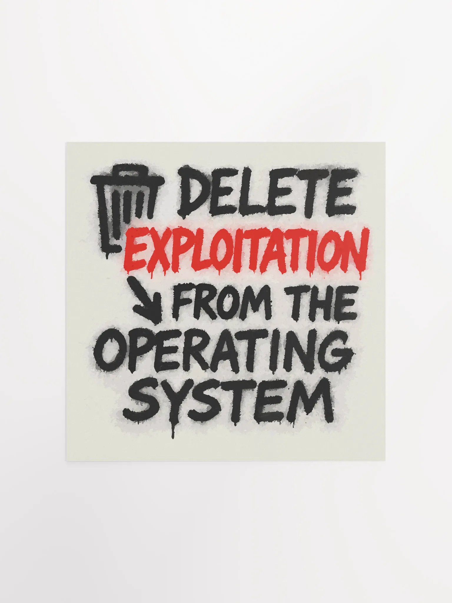 Delete Exploitation Poster product image (1)