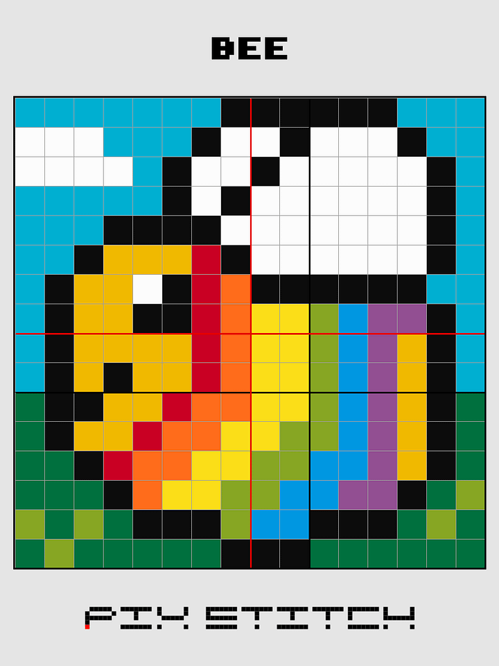 Bee Pixel Art product image (2)