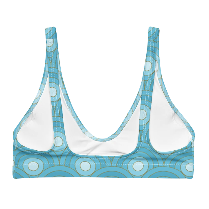 Beautiful Retro Bullseye Pattern Padded Bikini Top product image (2)