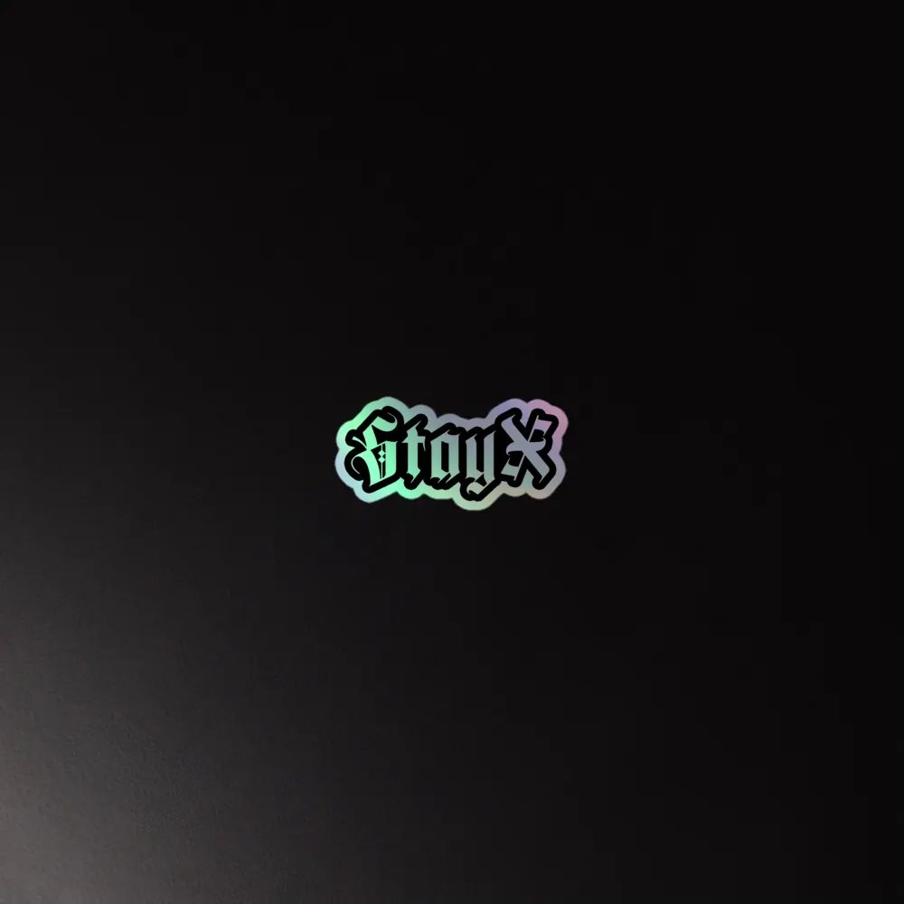 Clean StayX- Holo Foil Sticker product image (2)