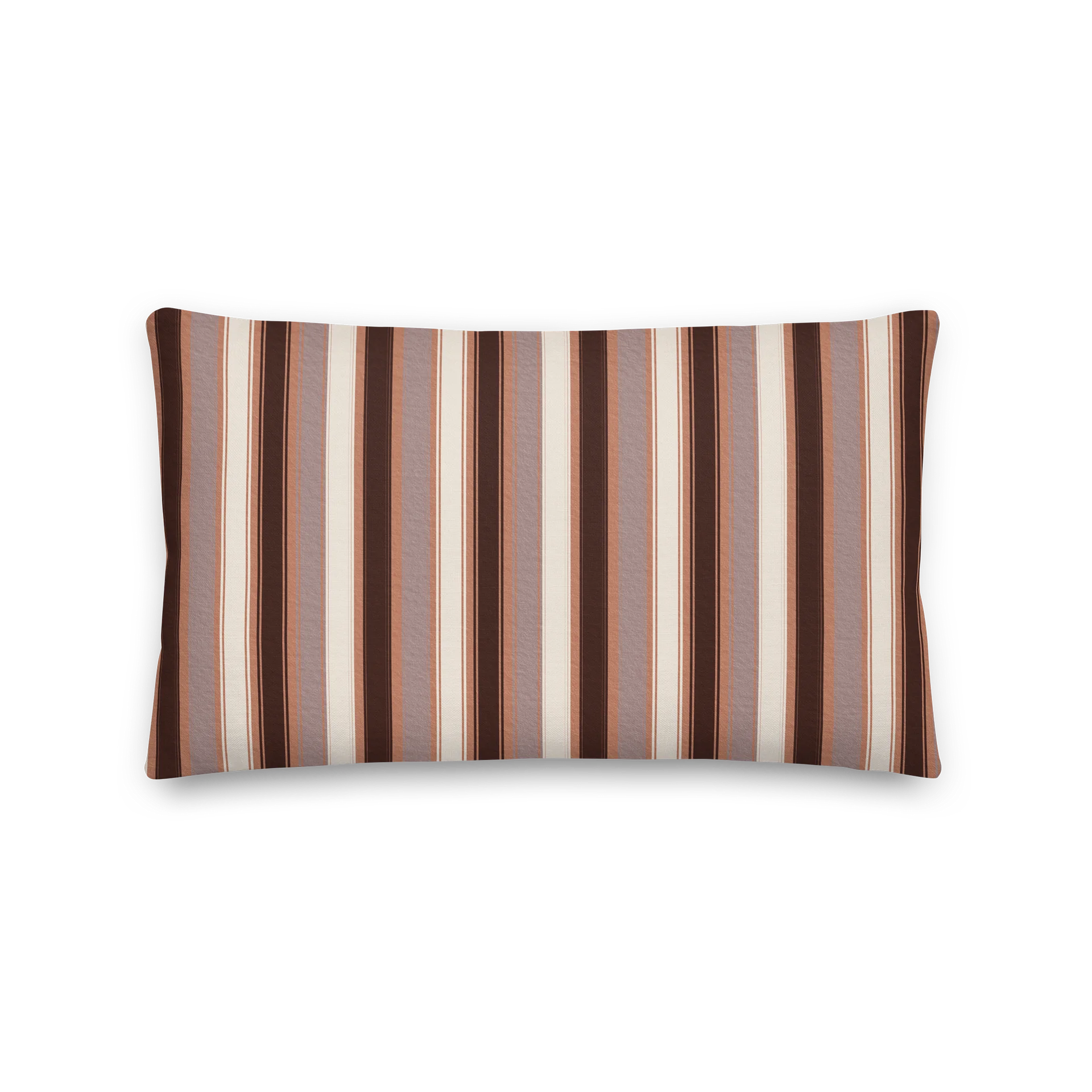 Autumn Stencil Stripes Fall Pattern – Premium Pillow product image (1)