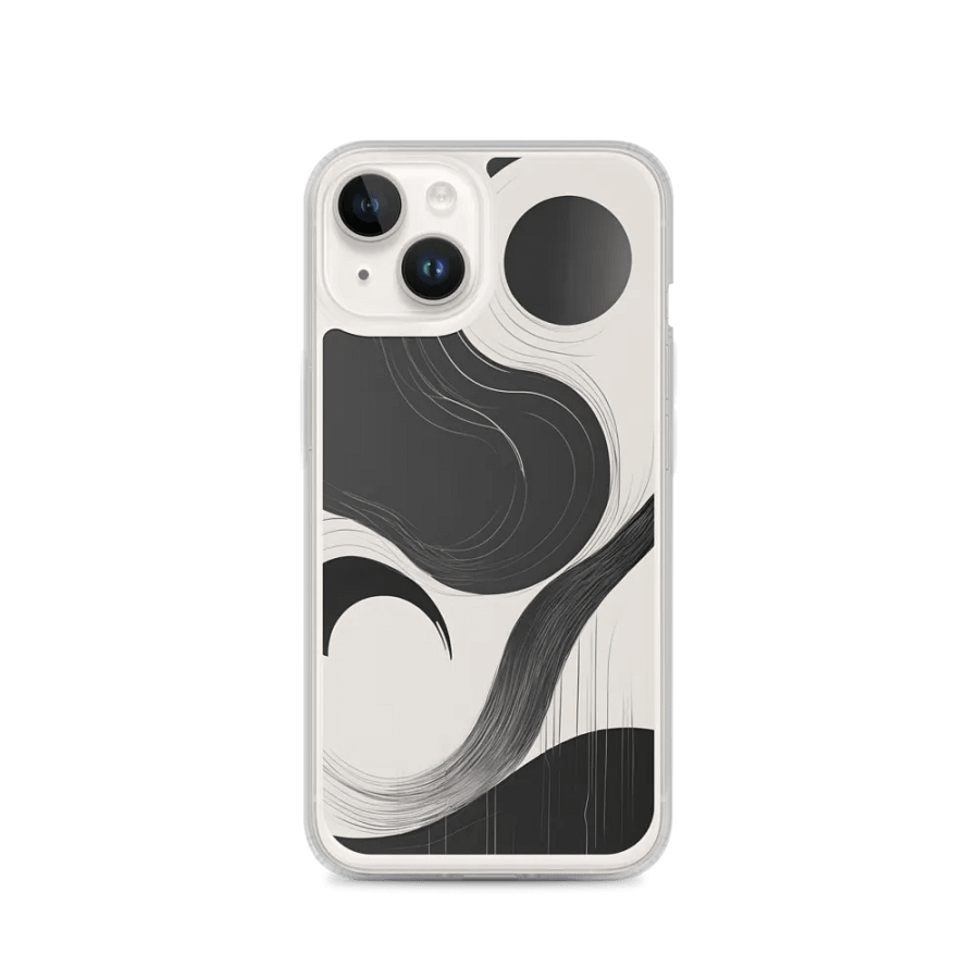 MagSafe® Clear Case for iPhone® – Lunar Abstraction product image (4)