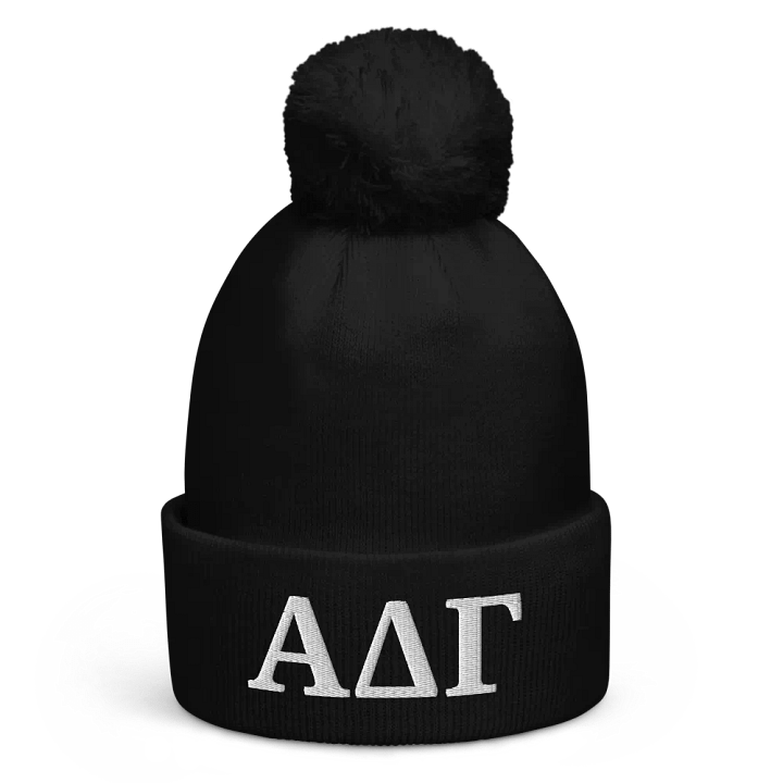 Embroidered Letter Beanie product image (1)