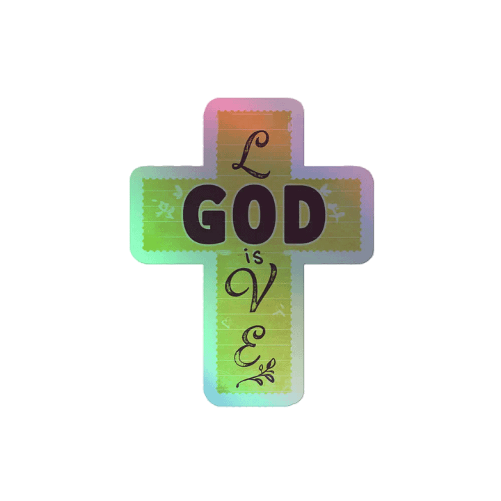 "God is Love" Sticker product image (2)