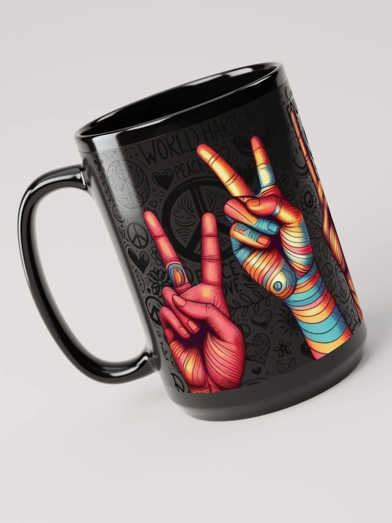 Harmony Mug, Black, 15 oz product image (3)