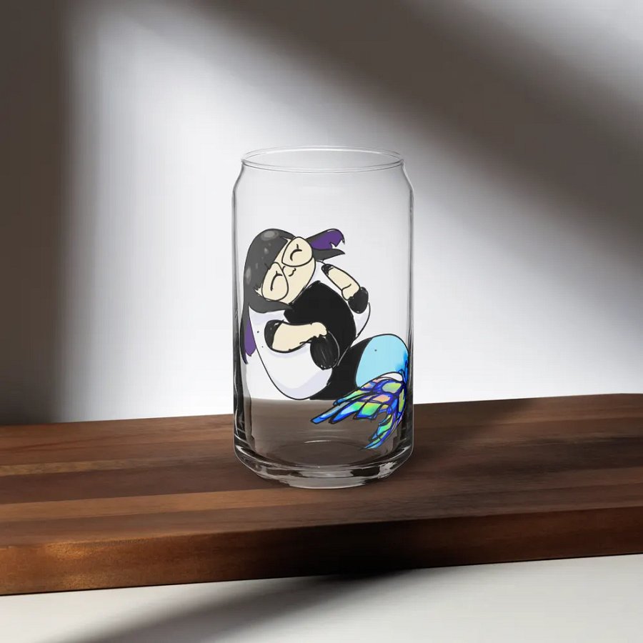 Onigiri mermaid Can-Shaped Glass product image (35)