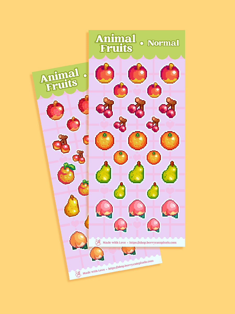 Fruit Sticker Sheet✂️ product image (1)