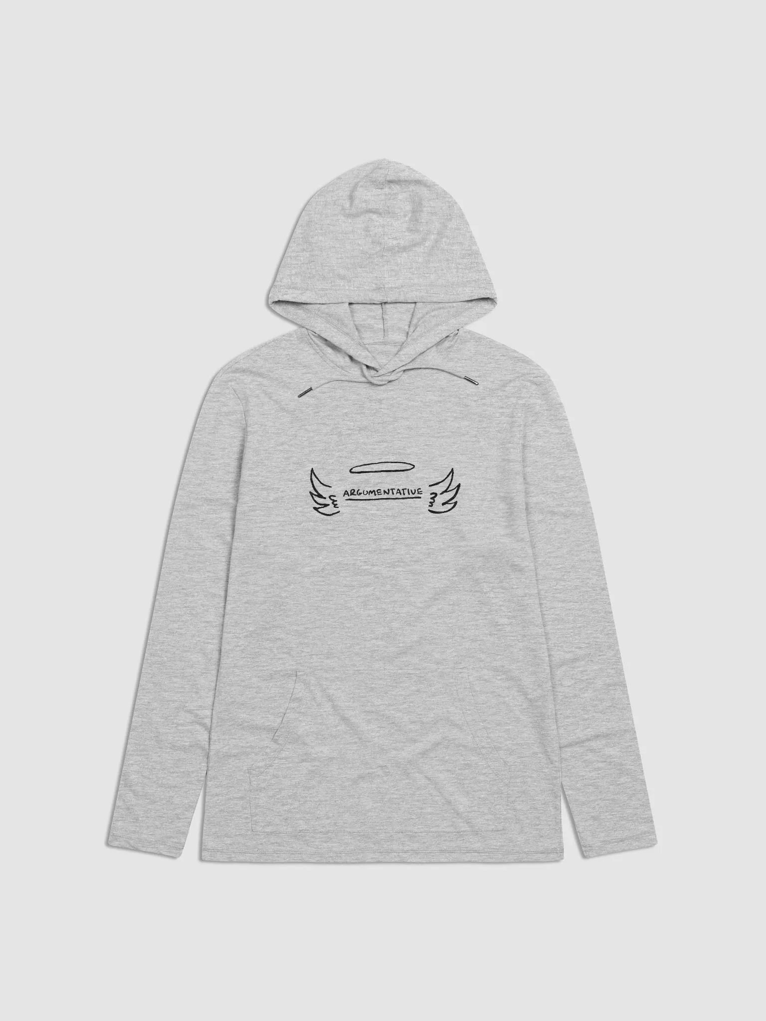 ANGELIC printed unisex lightweight hoodie product image (2)