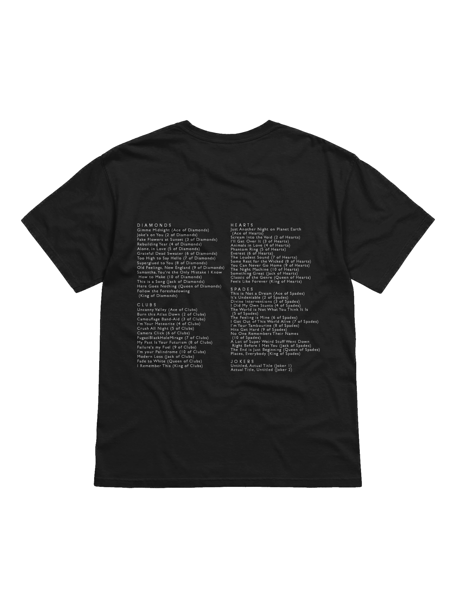 DECK SHIRT W/ TRACK LISTING ON BACK product image (7)