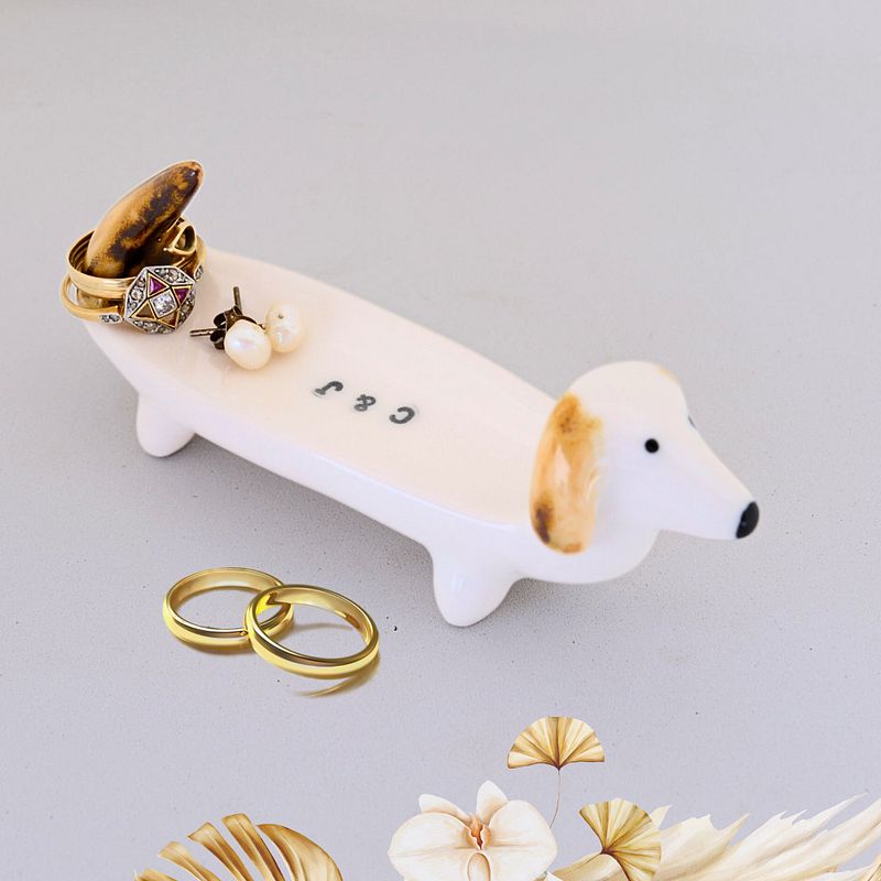 Dog Ring Holder ,Dachshund Lover Gift