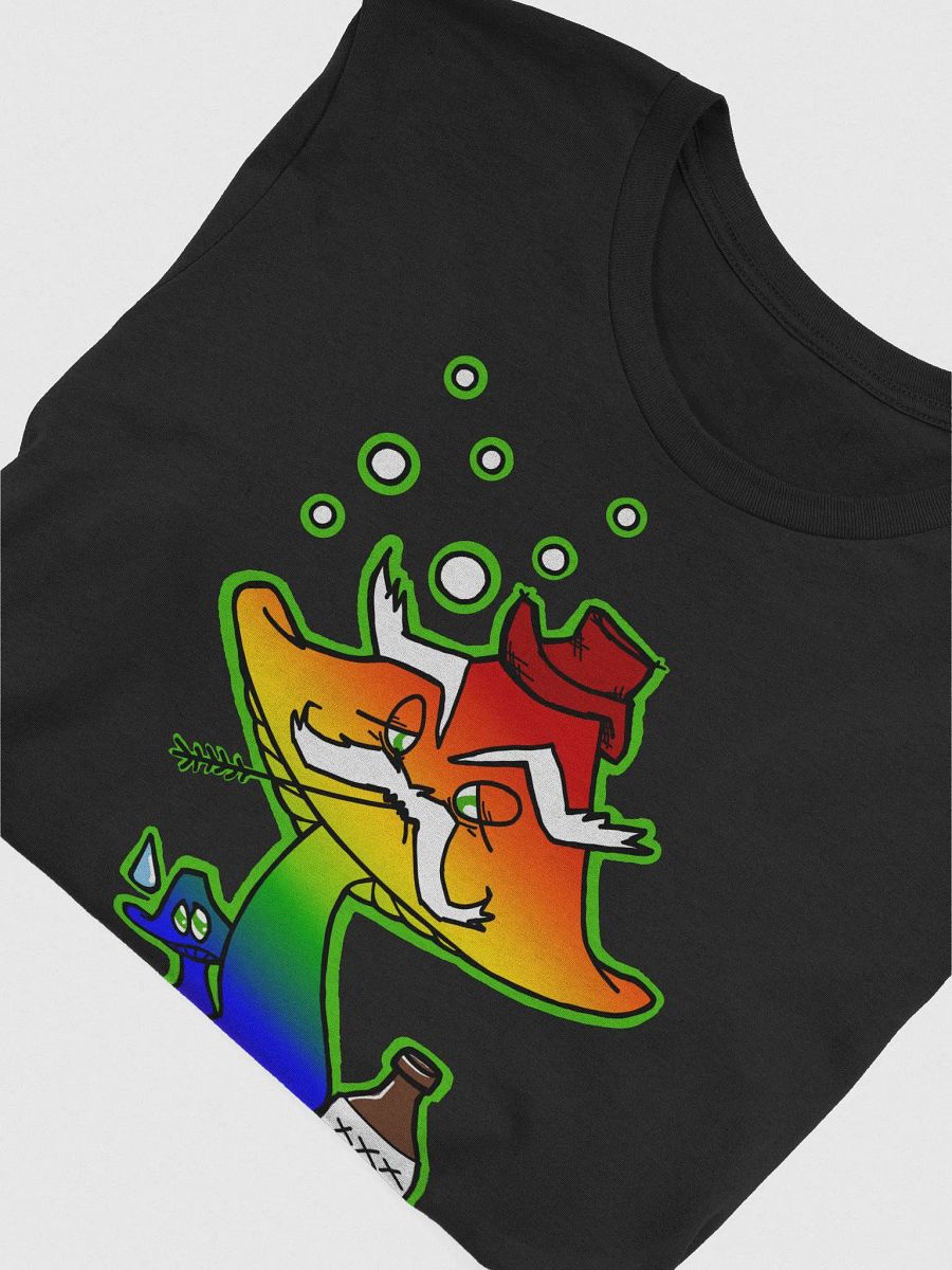 Rainbow Tipsy Mushroom T-Shirt product image (3)