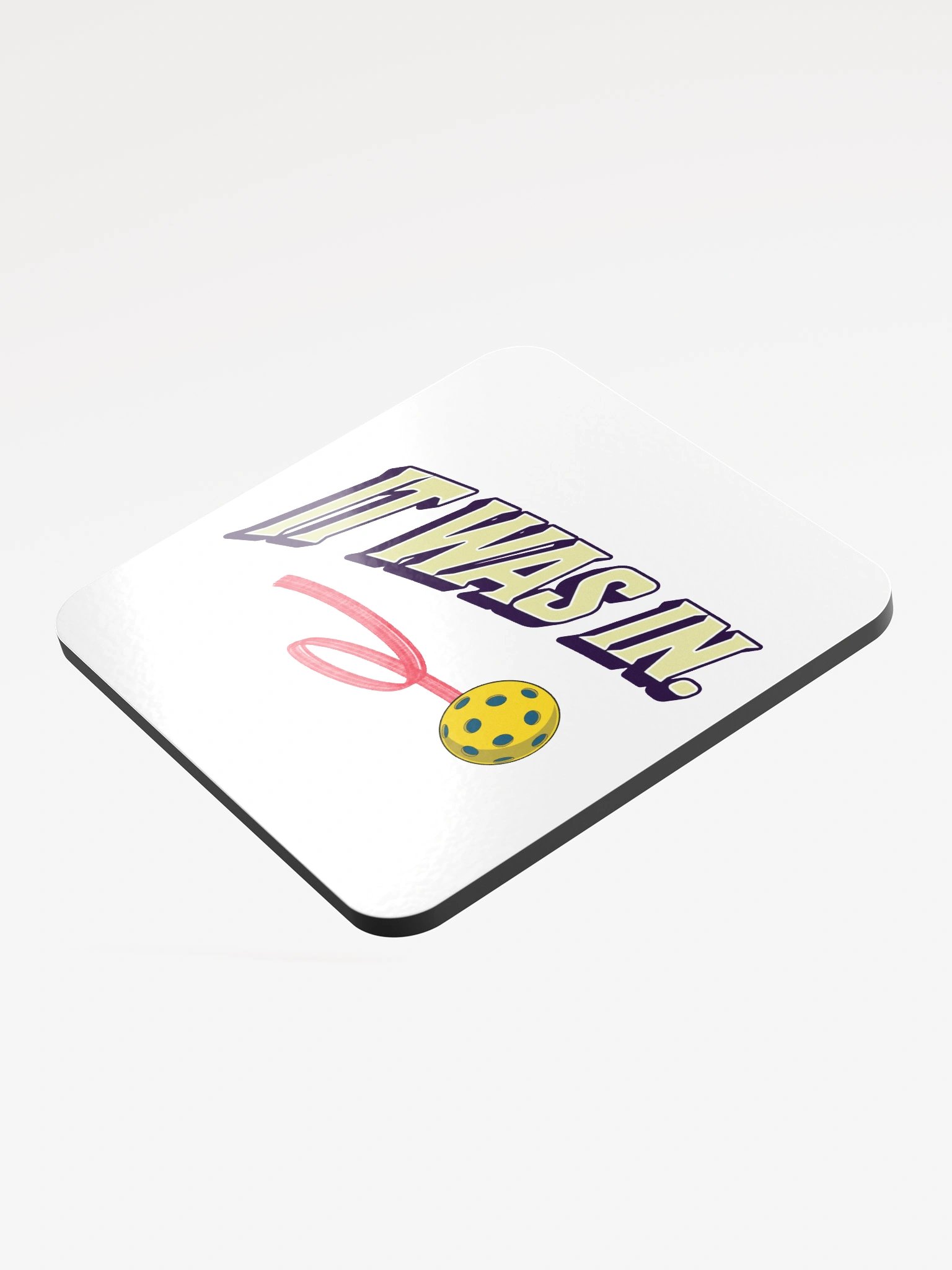 It Was In Pickleball Velocity Vibes Cork Coaster product image (4)