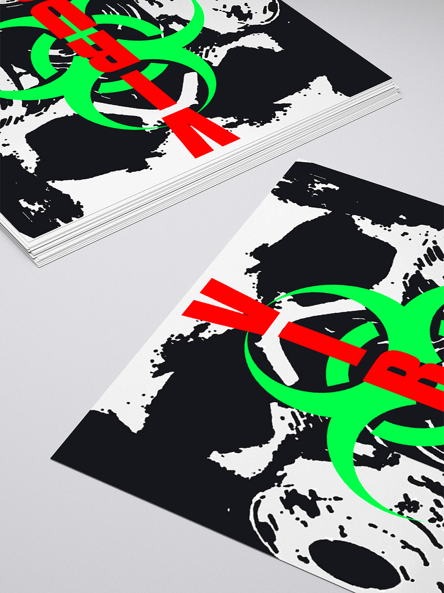 HAZARDOUS VIRUS STICKER!!! product image (4)