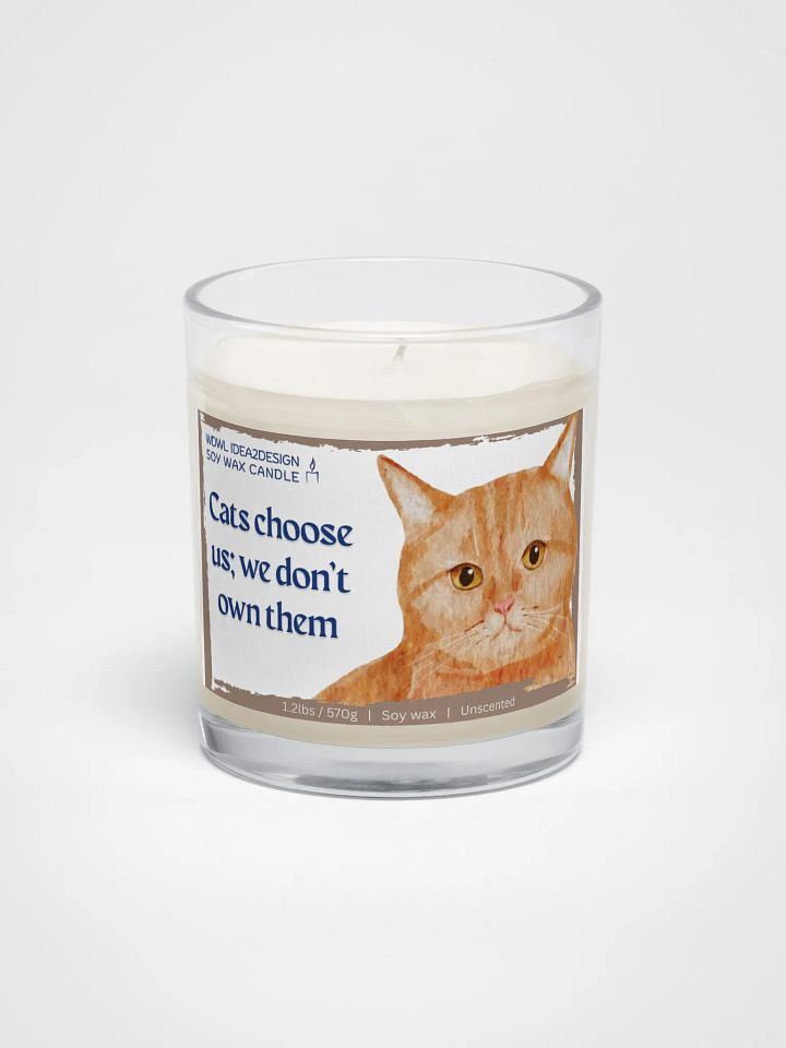 Ginger Cat Lover Best Gift, Large Capacity, Great Value & Eco-Friendly Candle – 1.2 lbs of Pure Serenity product image (1)