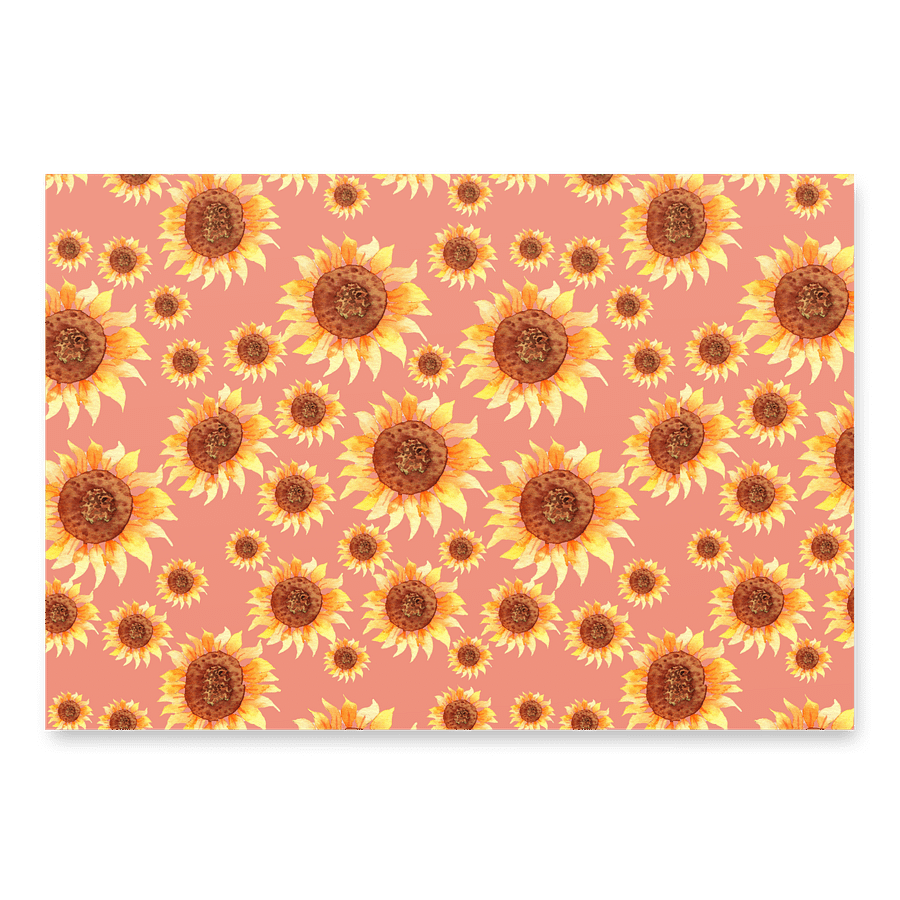 Sunflower Wrapping Paper Sheets (Set of 3) product image (4)