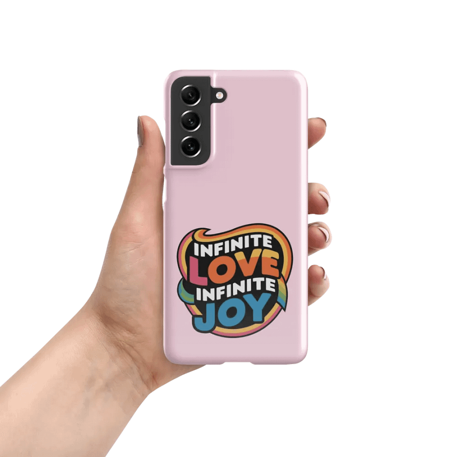 Infinite Love Infinite Joy Snap Case for Samsung (Pink) product image (7)
