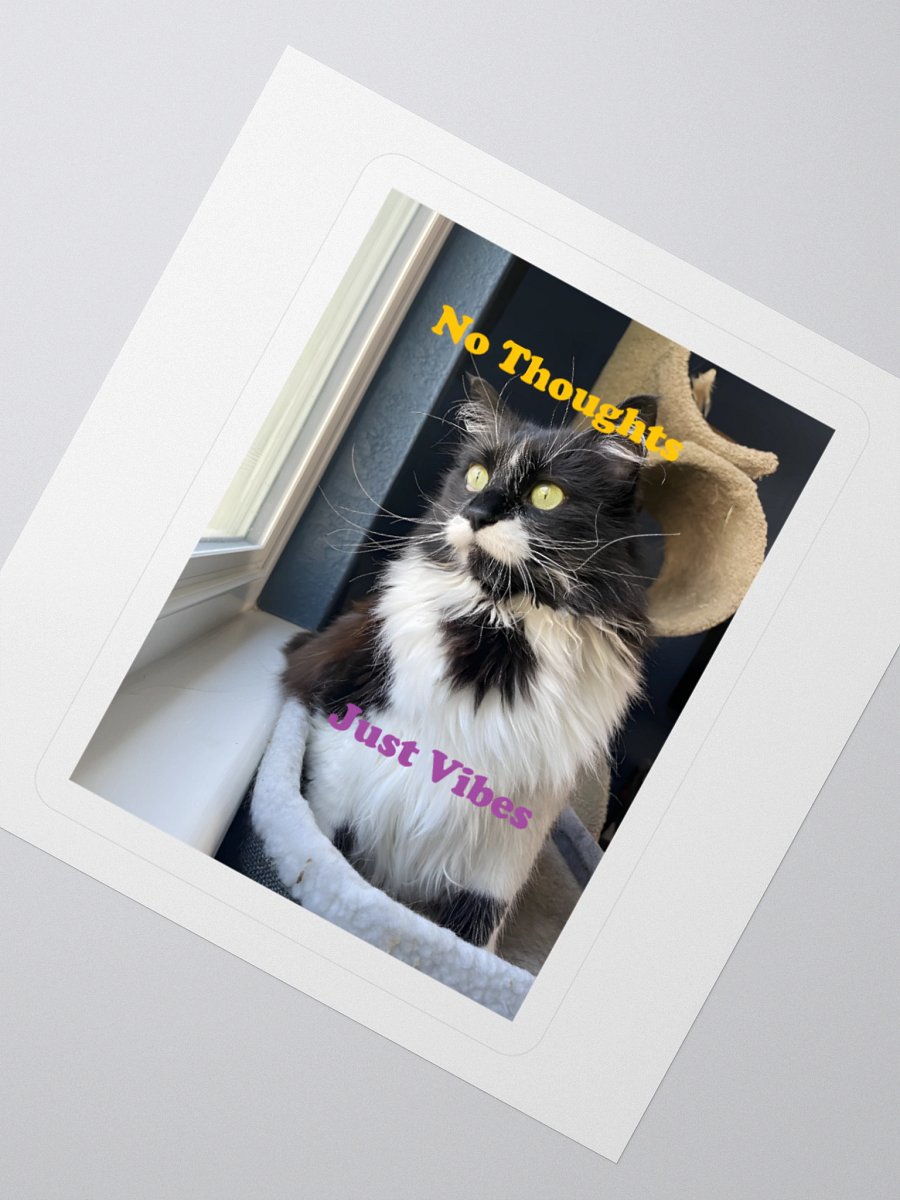 No Thoughts Sticker product image (5)