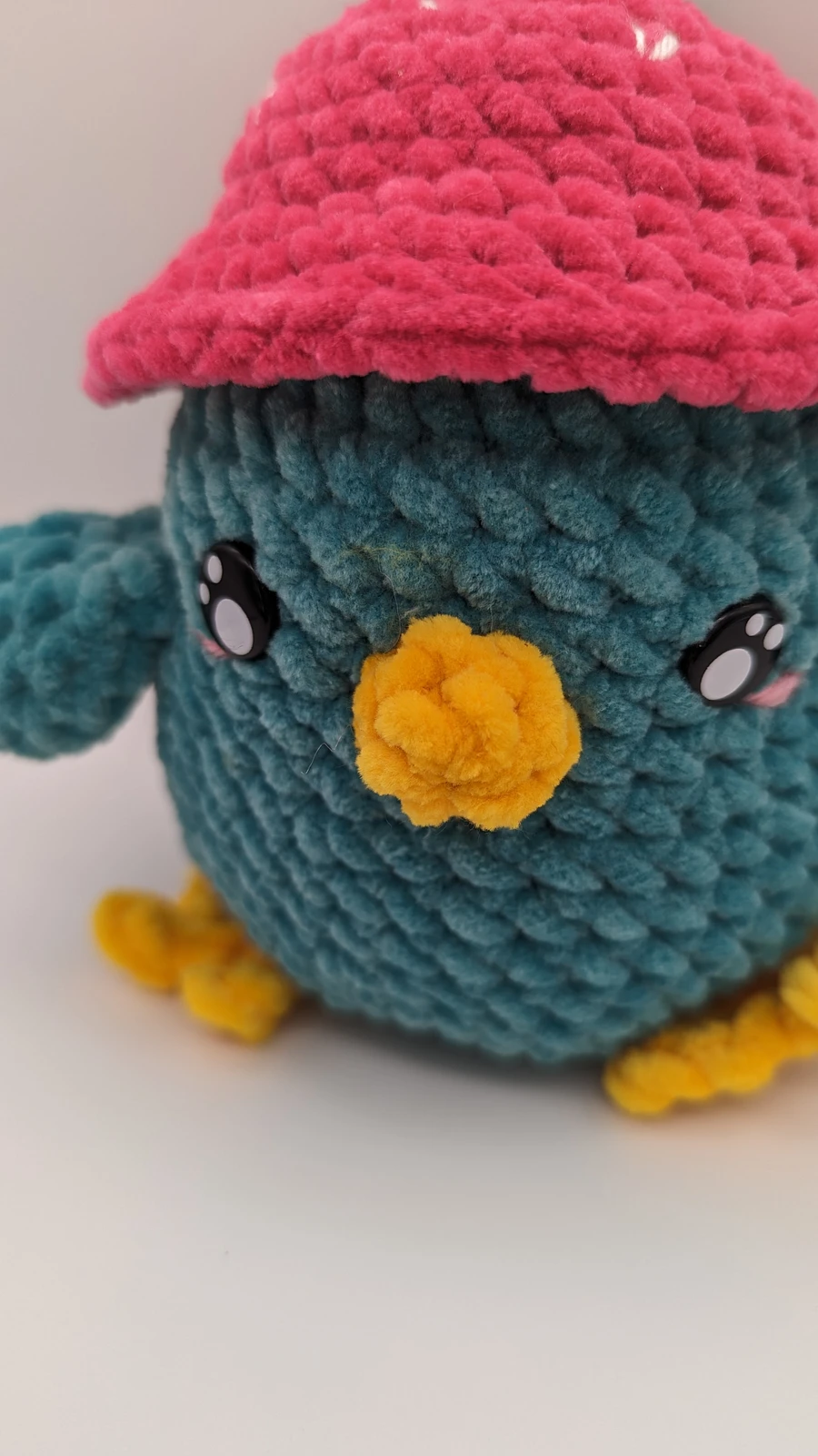 Blue Chick Wearing a Strawberry Hat product image (2)