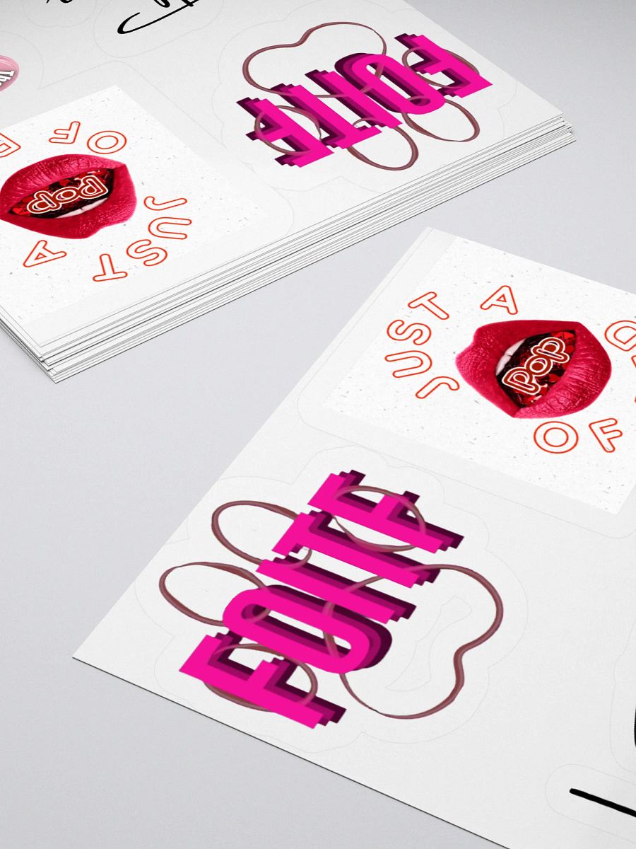 Let Them/FOITF/Red/Lid Sticker Sheet product image (13)