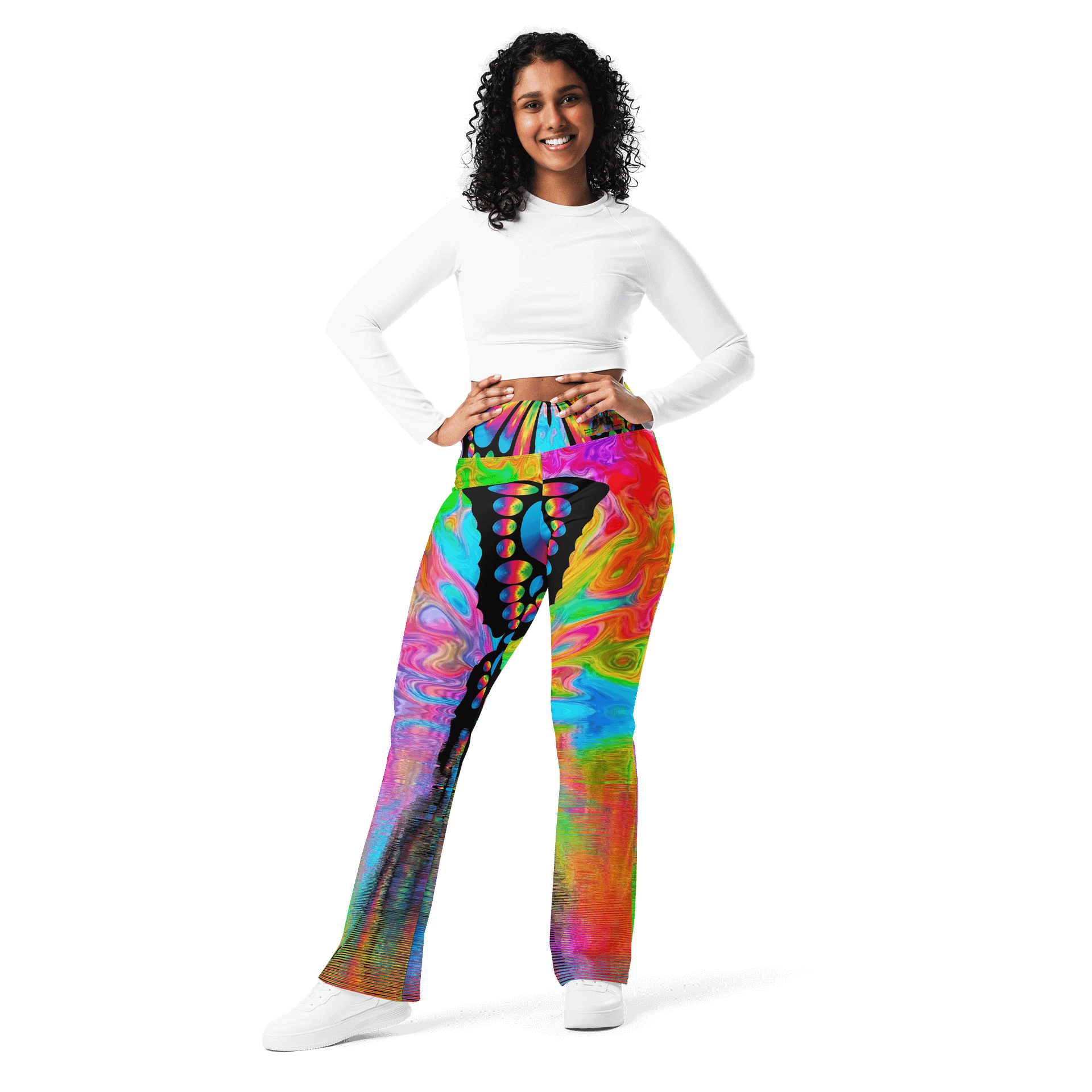 'Butterflies' Flare Leggings product image (10)